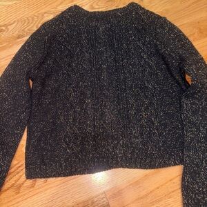 $5 SALE cupcakes & cashmere Black and Gold Knit‎ Sweater